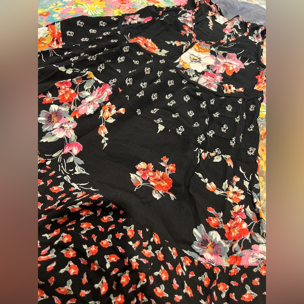 Floral Mixed Print Dress - Picture 7 of 7